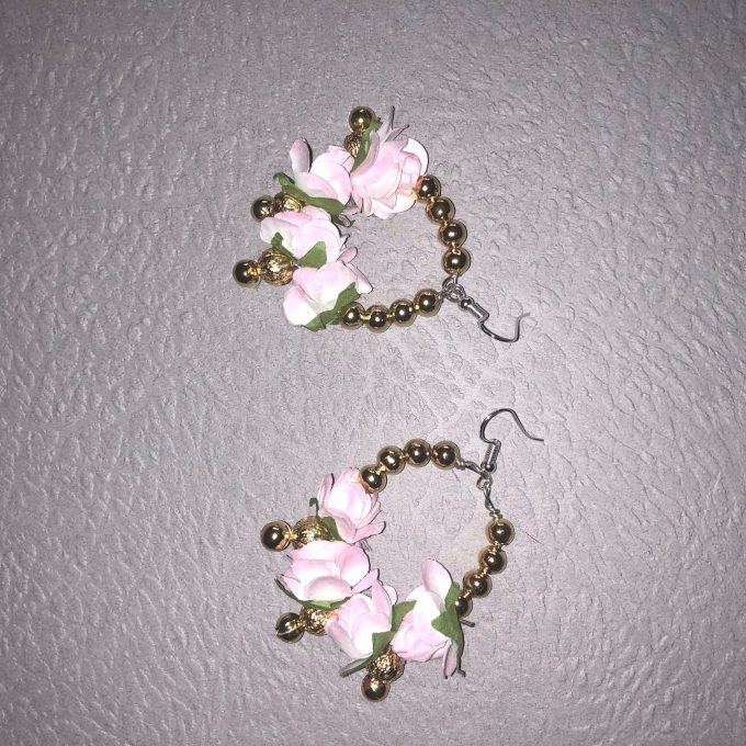 Petite Rose Stack Flower Earrings
