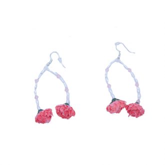 Double Drop Flower Earrings