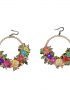 flower garden gota earrings