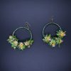 green-yellow-ghota-earrings Green Gota Jewelry Set