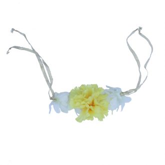 Simple Gajra Bracelet with Ribbon