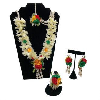 Rainbow Flower Pearl Set