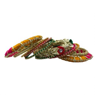 Multicolor Gota Bangles