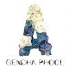 Blue floral letter Floral Letters – Custom Orders